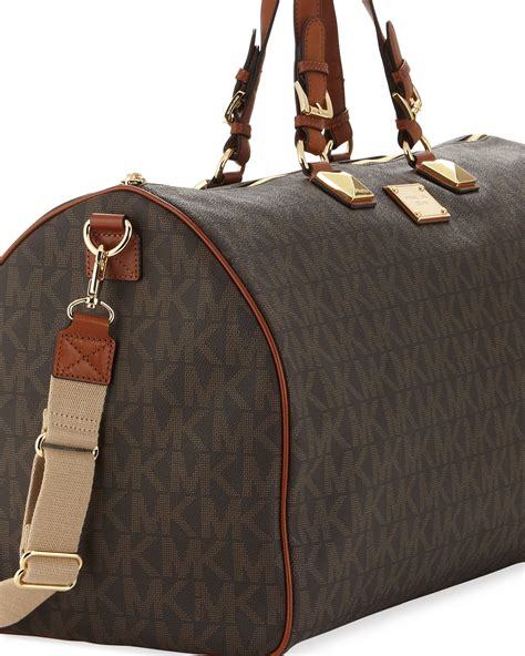 michael kors travel duffle bag|michael kors duffle bag outlet.